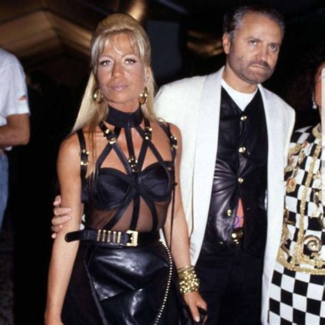 francesca e versace scarpe|donatella versace and gianni.